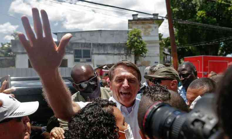 Presidente Jair Bolsonaro (sem partido) defendeu o voto impresso(foto: Andre Coelho / AFP)