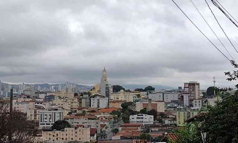 Vista parcial de BH neste sbado