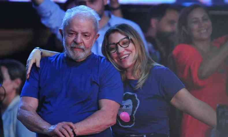 Luiz Incio Lula da Silva e esposa Janja