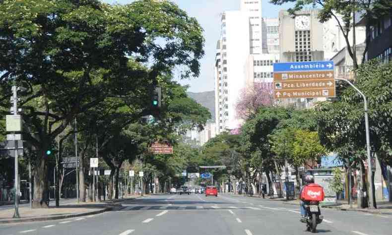Belo Horizonte conseguiu reduzir taxa de transmisso da COVID-19(foto: Juarez Rodrigues/EM/D.A Press)