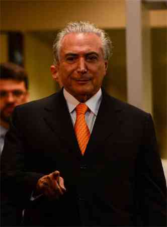 Vice-presidente Michel Temer tambm  presidente Nacional do PMDB(foto: Fbio Rodrigues Pozzebom/Agncia Brasil )